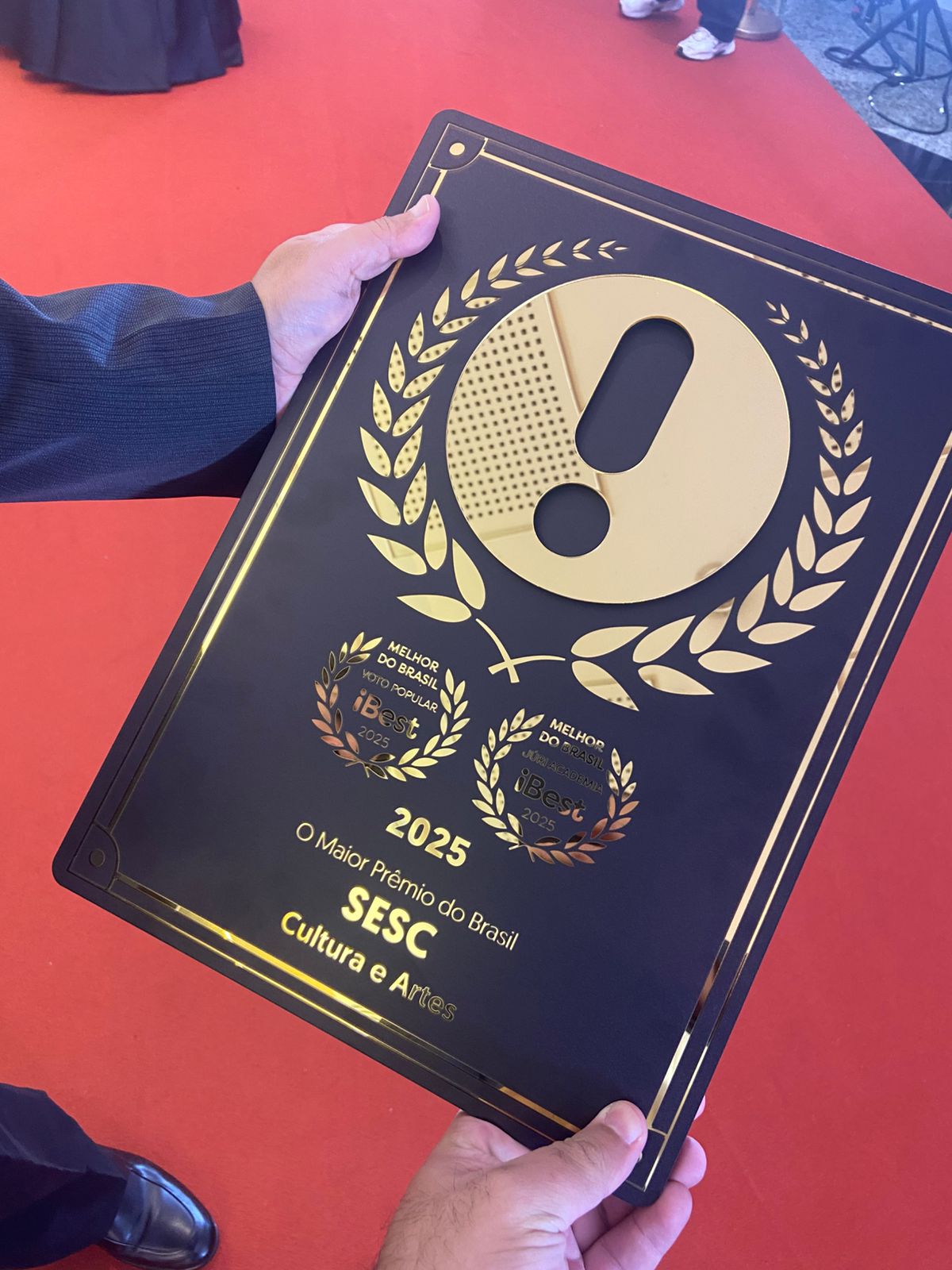 Sesc vence o Prêmio iBest 2025 em Cultura e Artes